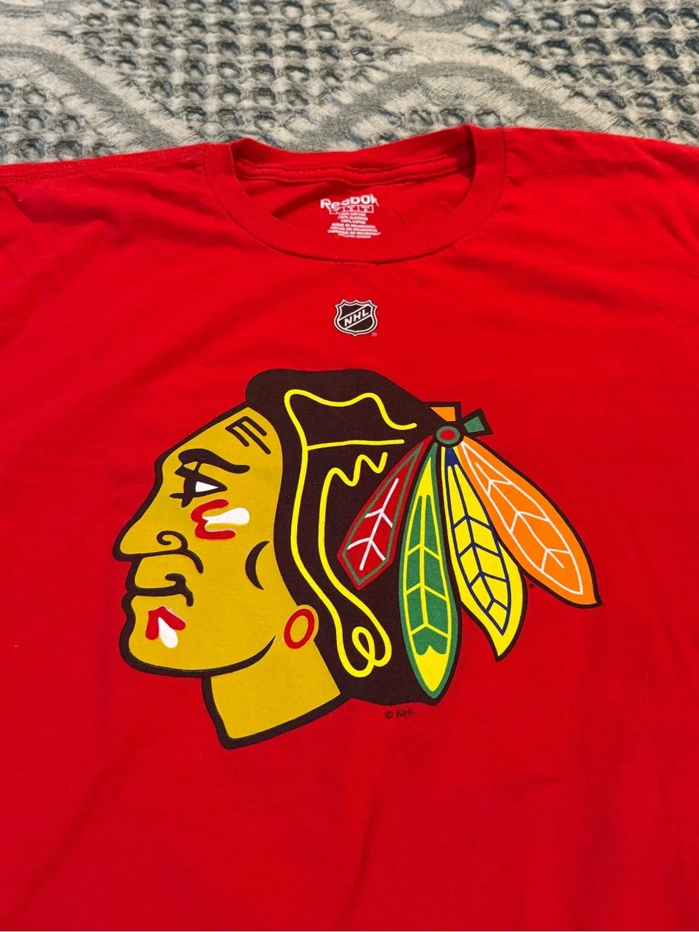 Reebok Chicago Blackhawks Patrick Kanes #88 Graphic Tee